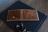 X Bifold Wallet - Genuine Leather, Handcrafted, Slim Design Sensual Secret Boutique