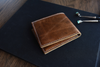 X Bifold Wallet - Genuine Leather, Handcrafted, Slim Design Sensual Secret Boutique