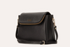 Fold Over Crossbody - Genuine Pebble Leather, Magnetic Closure, Removable Shoulder Strap Sensual Secret Boutique