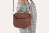 Fold Over Crossbody - Genuine Pebble Leather, Magnetic Closure, Removable Shoulder Strap Sensual Secret Boutique