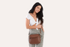 Fold Over Crossbody - Genuine Pebble Leather, Magnetic Closure, Removable Shoulder Strap Sensual Secret Boutique