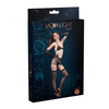 Moonlight Black Sparkle Bikini and Stocking Set One Size Sensual Secret Boutique