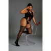 Moonlight Black Halter Suspender Bodystocking Plus Size Sensual Secret Boutique