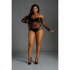 Moonlight Black Off the Shoulder Sparkle Body Plus Size Sensual Secret Boutique