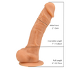 Loving Joy 9 Inch Realistic Silicone Dildo with Suction Cup and Balls Vanilla Sensual Secret Boutique