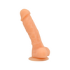 Loving Joy 7 Inch Realistic Silicone Dildo with Suction Cup and Balls Vanilla Sensual Secret Boutique