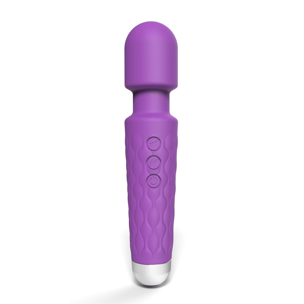 Loving Joy 20 Function Wand Vibrator Purple Sensual Secret Boutique