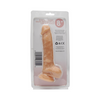 Loving Joy 8 Inch Realistic Silicone Dildo with Suction Cup and Balls Vanilla Sensual Secret Boutique