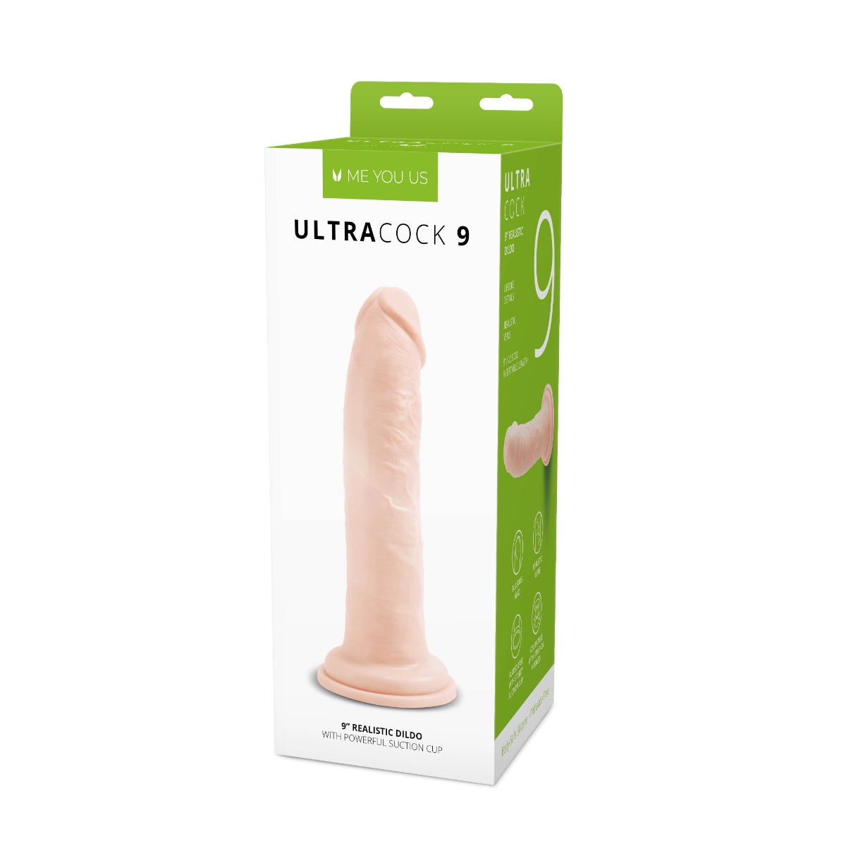 Me You Us Ultra Cock 9inch Realistic Dildo Sensual Secret Boutique