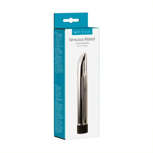 Me You Us Sensuous Ribbed Vibrator Silver Sensual Secret Boutique