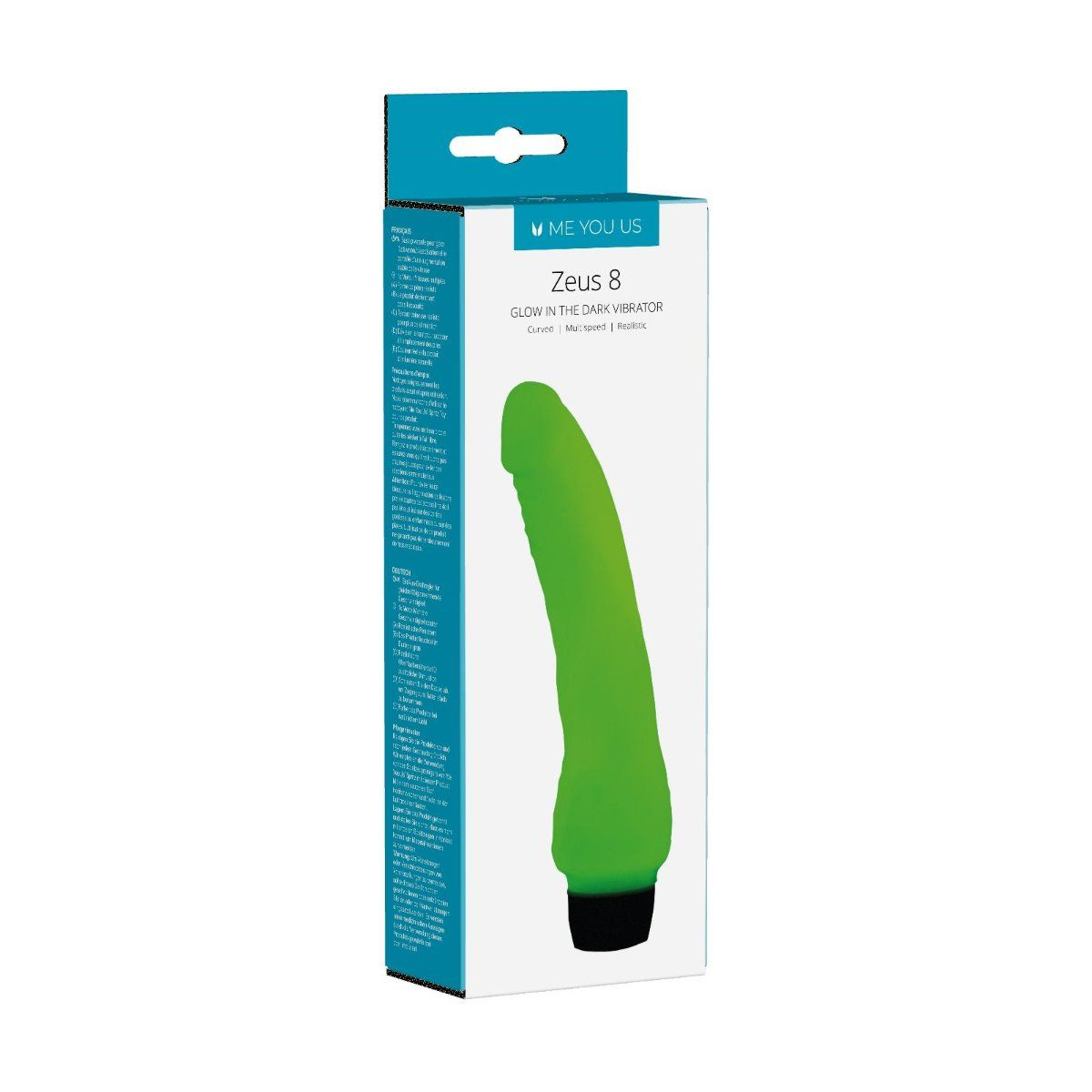 Me You Us Zeus 8 Realistic Vibrator White Sensual Secret Boutique