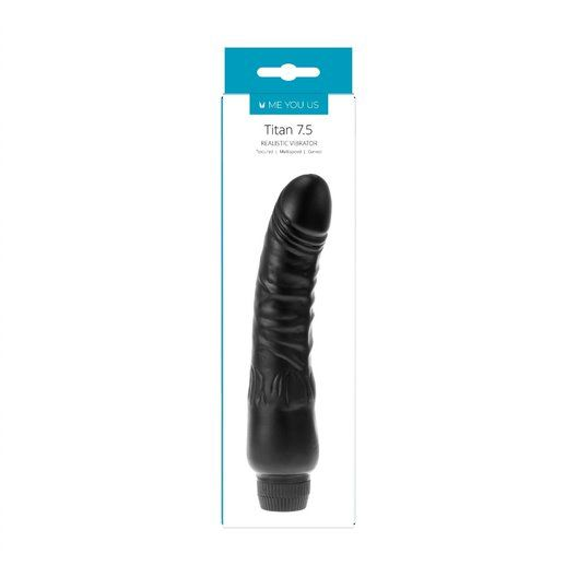 Me You Us Titan Realistic Vibrator Black Sensual Secret Boutique