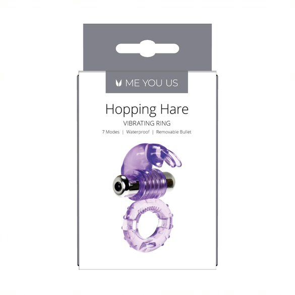 Me You Us Hopping Hare Cock Ring Purple Sensual Secret Boutique