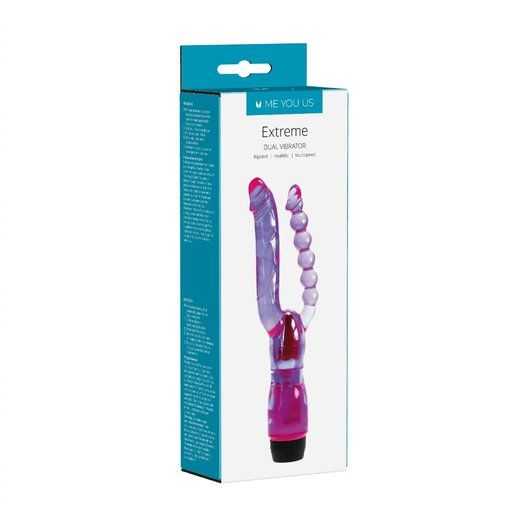 Me You Us Extreme Dual Vibrator Purple - Powerful Multi-speed Vibrating Base Sensual Secret Boutique