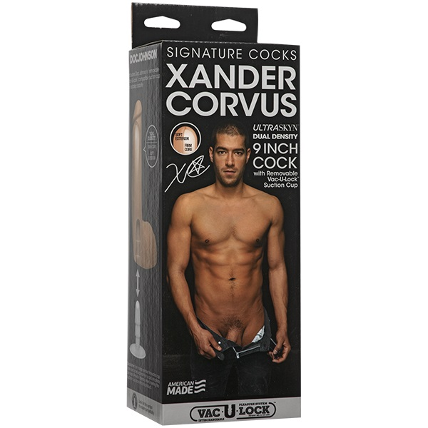 Doc Johnson Signature Cocks Xander Corvus Ultraskyn Cock With Removable Vac-U-Lock Suction Cup (9)" Sensual Secret Boutique