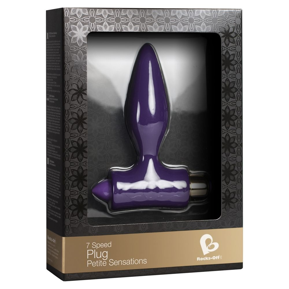 Rocks Off Petite Sensations Plug Purple - Beginner Anal Play for Intense Sensations Sensual Secret Boutique