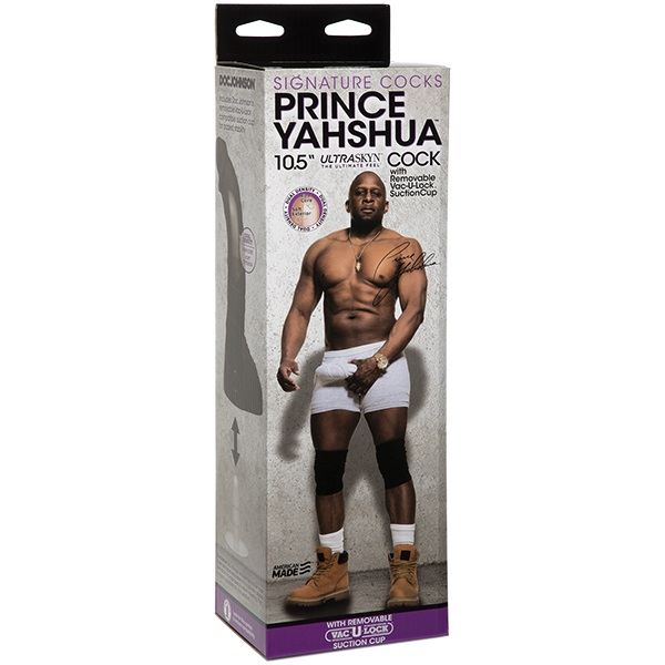 Doc Johnson Signature Cocks Prince Yahshua Ultraskyn Realistic Cock With Removable Vac-U-Lock Suction Cup (10.5)" Sensual Secret Boutique