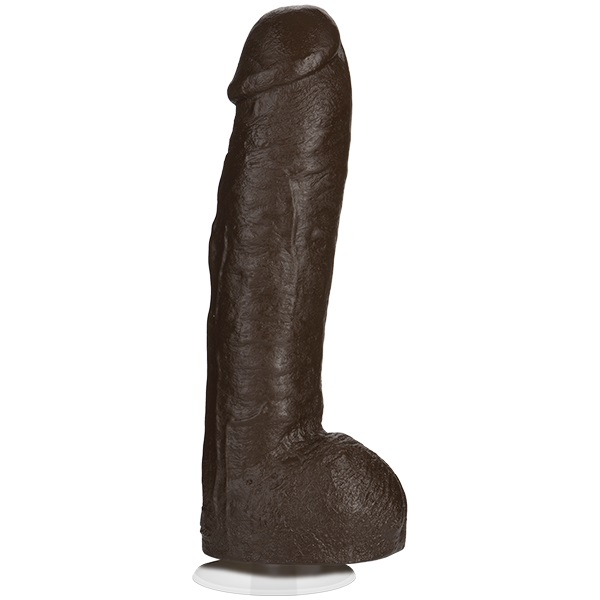 Doc Johnson Realistic Bam Moulded Cock With Autographed Photo Black 13in Sensual Secret Boutique