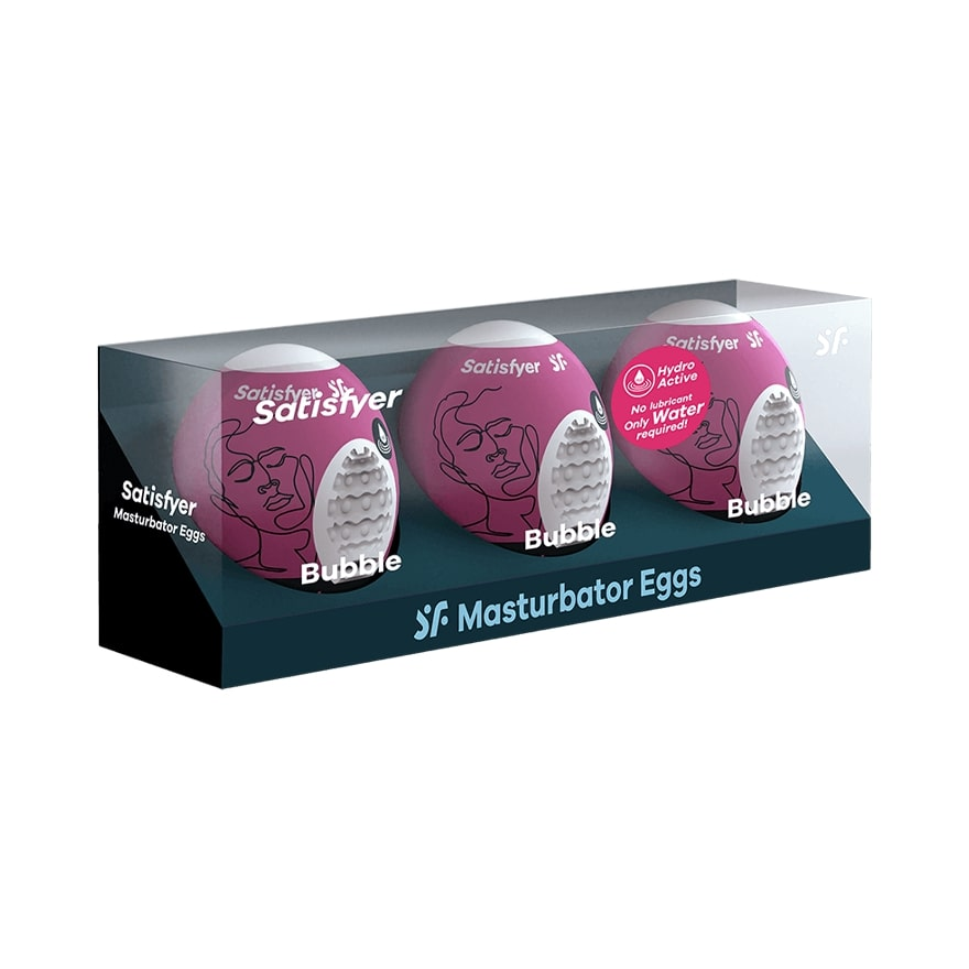 Satisfyer Masturbator Egg 3er Set Bubble Sensual Secret Boutique