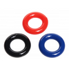 Trinity For Men Stretchy Cock Ring 3 Pack Red Black Blue Sensual Secret Boutique