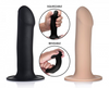 Squeezable Phallic Dildo - Black