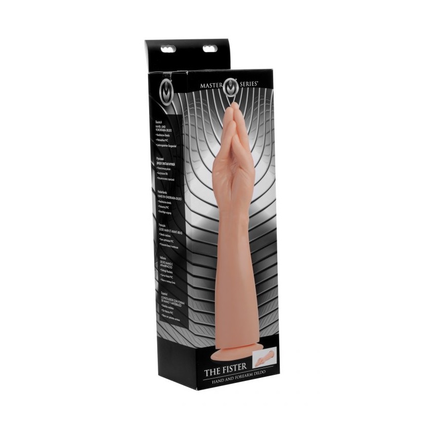 Master Series The Fister Hand and Forearm Dildo Light (15”) Sensual Secret Boutique