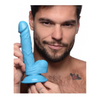 Pop Peckers Dildo With Balls Blue (6.5”) Sensual Secret Boutique