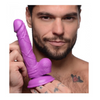 Pop Peckers Dildo With Balls Purple (6.5”) Sensual Secret Boutique