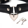 Strict Locking Heart Collar Sensual Secret Boutique