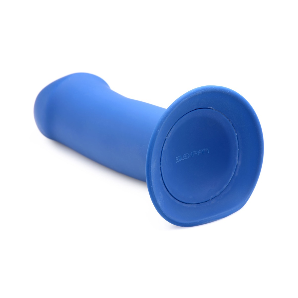 Squeeze-It Thick Squeezable Phallic Dildo Blue Sensual Secret Boutique