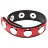 Strict Leather Cock Gear Speed Snap Cock Ring Red Sensual Secret Boutique