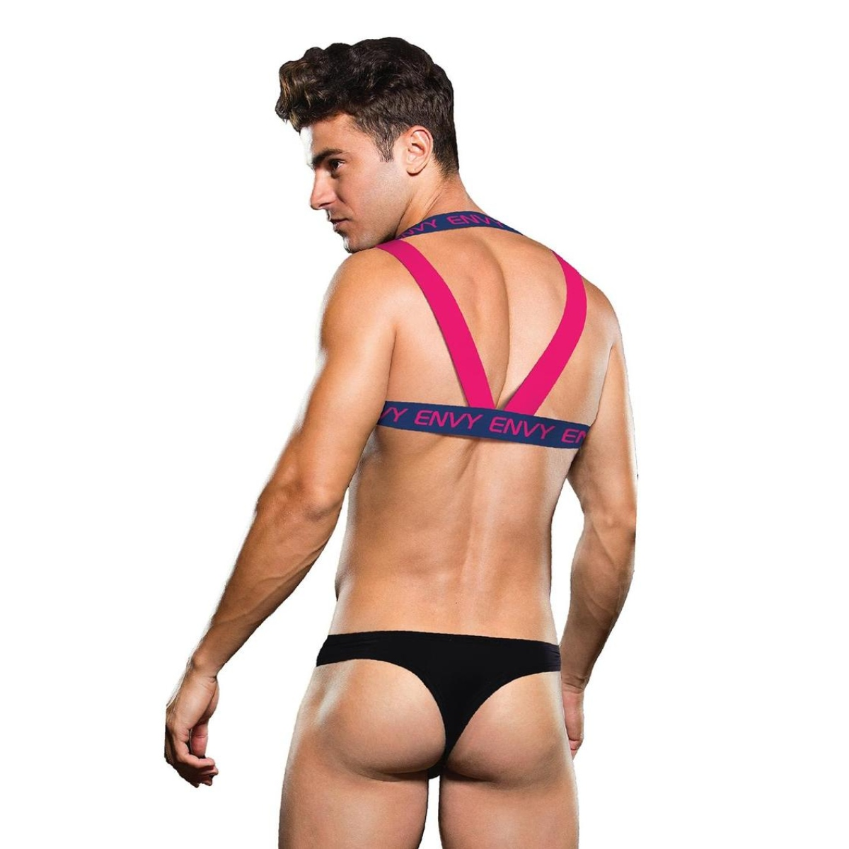 ENVY LOGO HARNESS - BLUE/PINK - L/XL Sensual Secret Boutique