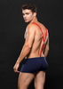 Envy FIREMAN BOTTOM WITH SUSPENDERS 2 PC Multi M/L Sensual Secret Boutique