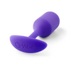 b-Vibe Snug Plug 2 Purple - Weighted Butt Plug for Sensual Fullness Sensual Secret Boutique