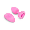 b-Vibe Vibrating Heart Plug Pink S/M Sensual Secret Boutique