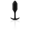 b-Vibe Snug Plug 2 Black - Weighted Butt Plug for Sensual Fullness Sensual Secret Boutique