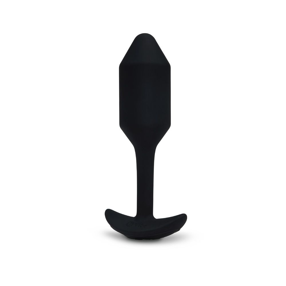 b-Vibe Vibrating Snug Plug Black Medium Sensual Secret Boutique