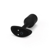 b-Vibe Vibrating Snug Plug Black Medium Sensual Secret Boutique