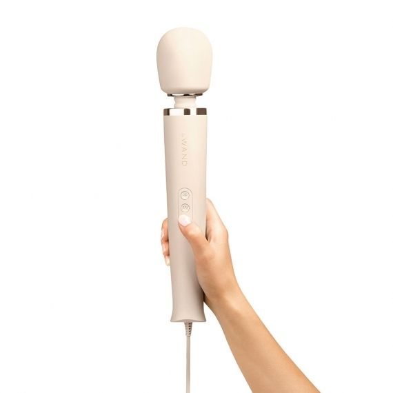 Le Wand Powerful Plug In Vibrating Massager - White | Buy Online Sensual Secret Boutique