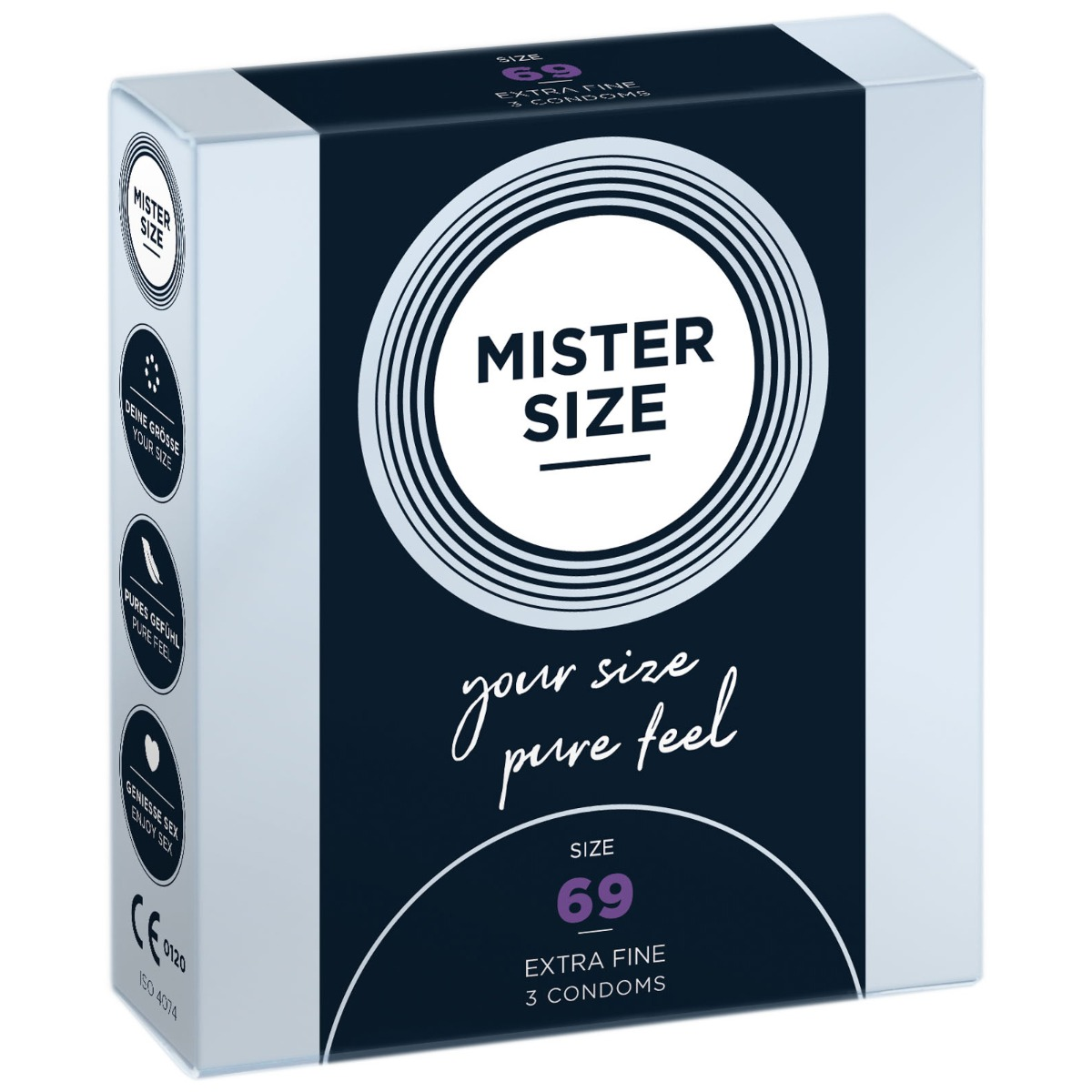 MISTER SIZE - pure feel Condoms - Size 69 mm (3 pack) Sensual Secret Boutique