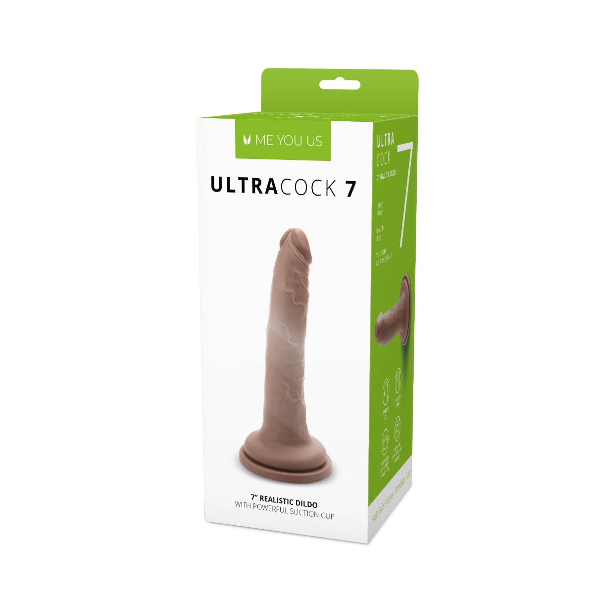 Me You Us Ultra Cock 7inch Caramel Realistic Dildo Sensual Secret Boutique