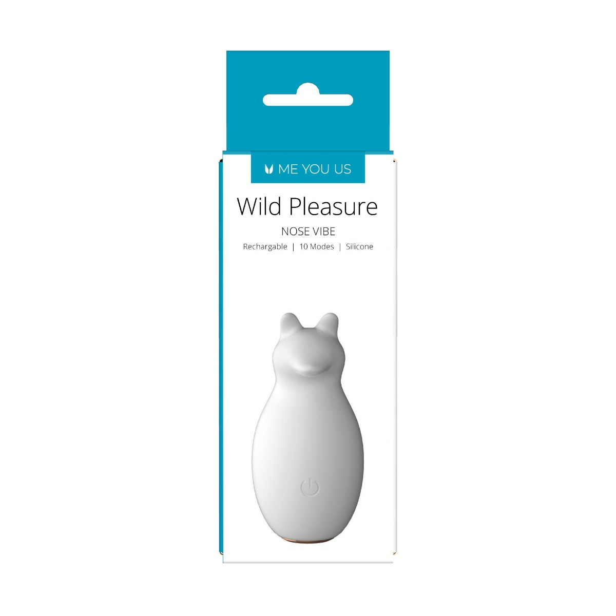 Me You Us Wild Pleasure Nose Vibrator White Sensual Secret Boutique