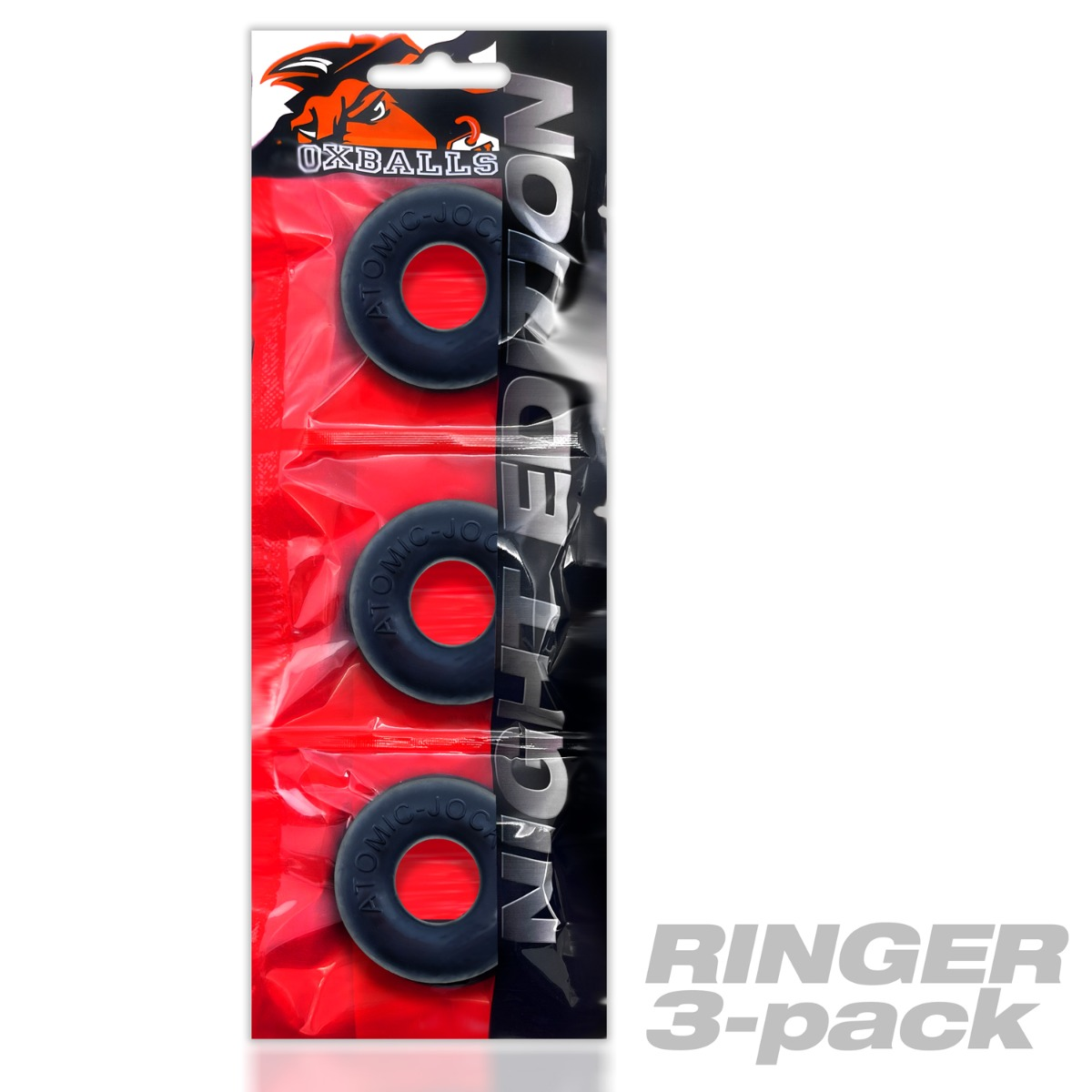 Oxballs Ringer Cockring 3-Pack - Plus + Silicone Special Edition Night Sensual Secret Boutique