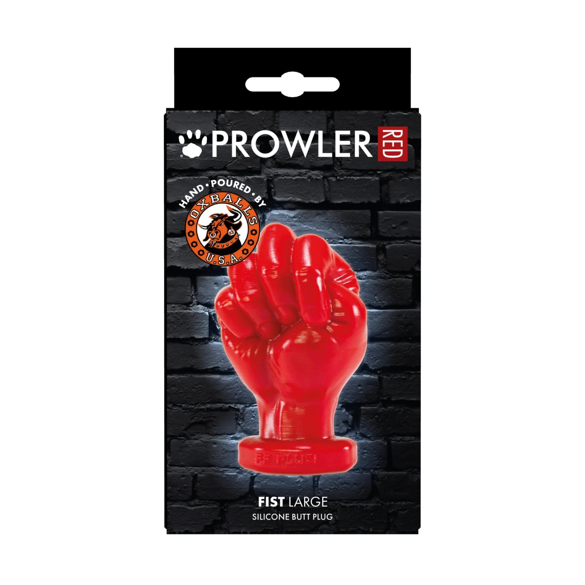 Prowler RED By Oxballs Fist Large Butt Plug Red Sensual Secret Boutique