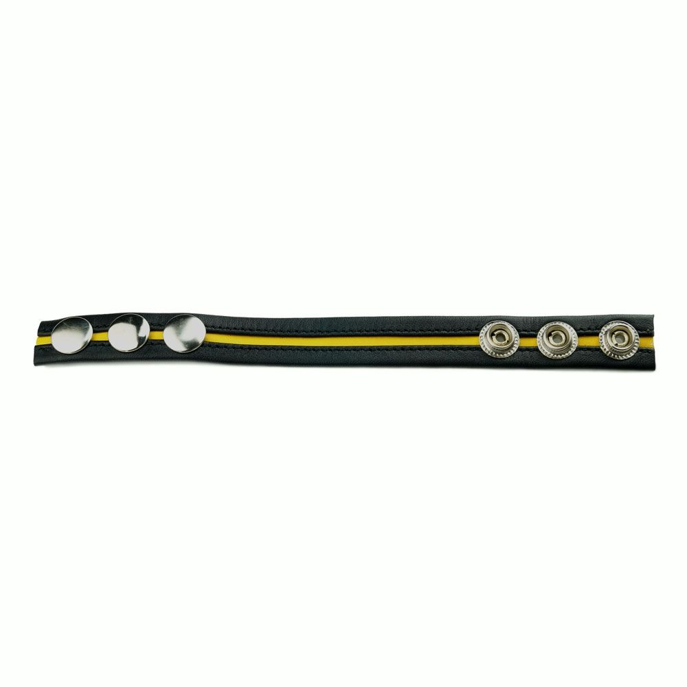 Prowler RED Cock Strap Black/Yellow Sensual Secret Boutique