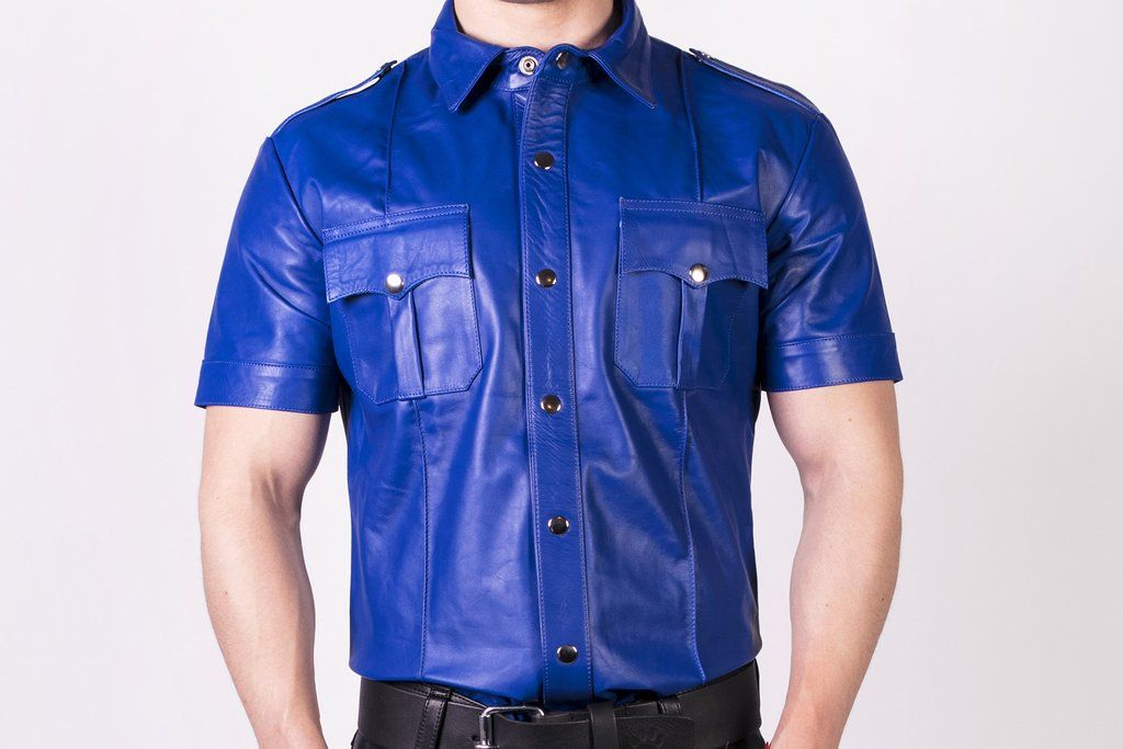 Prowler RED Slim Fit Police Shirt Blue Small Sensual Secret Boutique