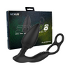 Nexus SIMUL8 Plug Black - Anal/Cock Ring Hybrid Toy for Mind-Blowing Pleasure Sensual Secret Boutique