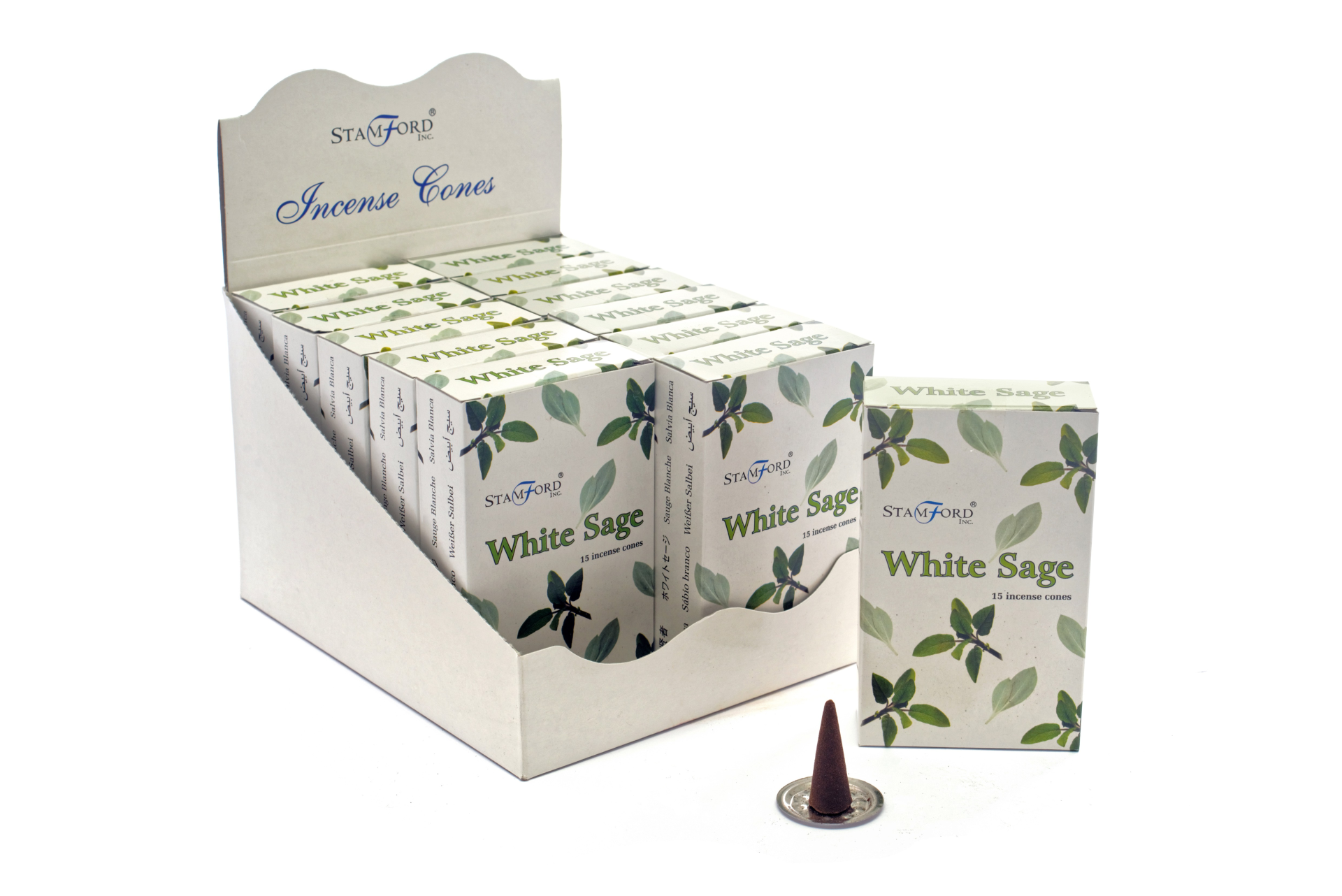 Premium White Sage Cones for Delicate and Long-Lasting Aromatic Relaxation Sensual Secret Boutique