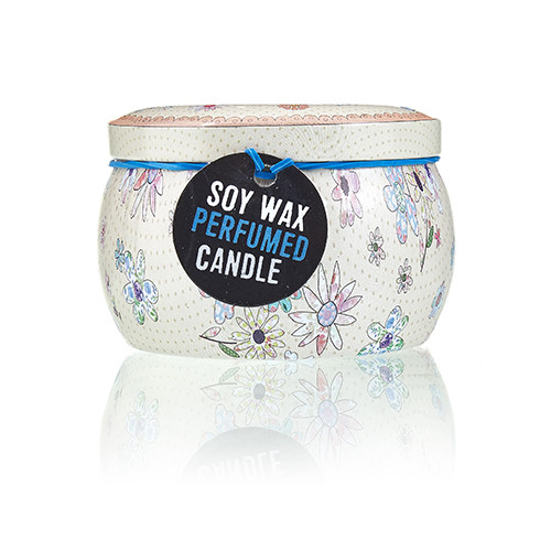 Art Tin Candle - Assorted Design - Friendly Messages - Parma Violet Sensual Secret Boutique