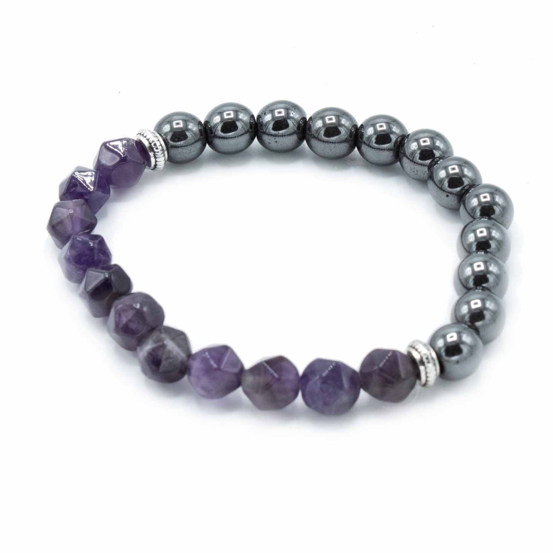 Faceted Gemstone Bracelet - Magnetic Amethyst | Sparkling Jewelry Sensual Secret Boutique